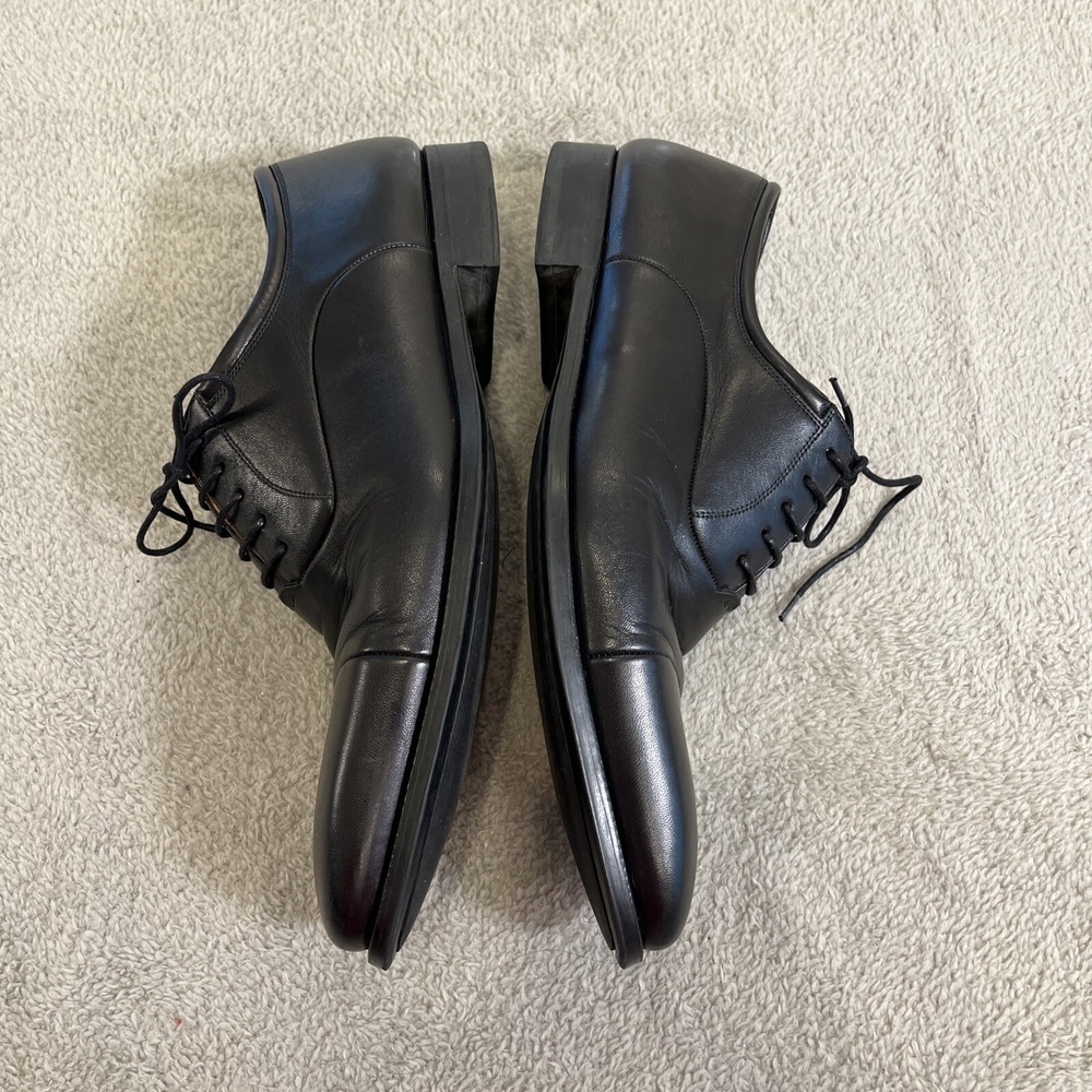 Magnanni Federico Napa Black Men's Lace Up Cap Toe Shoes Size 11D 12654 - Picture 7 of 11